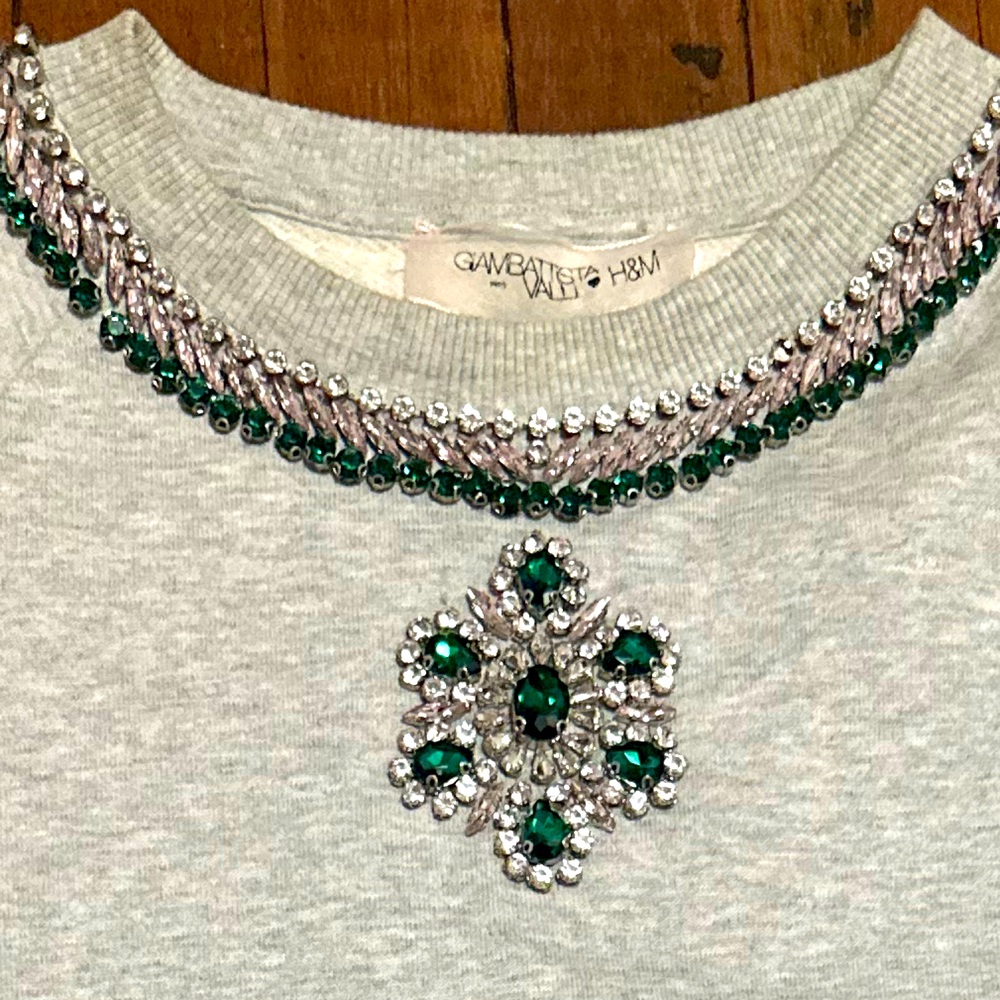 Giambattisa Valli x H&M Rhinestone Sweatshirt
